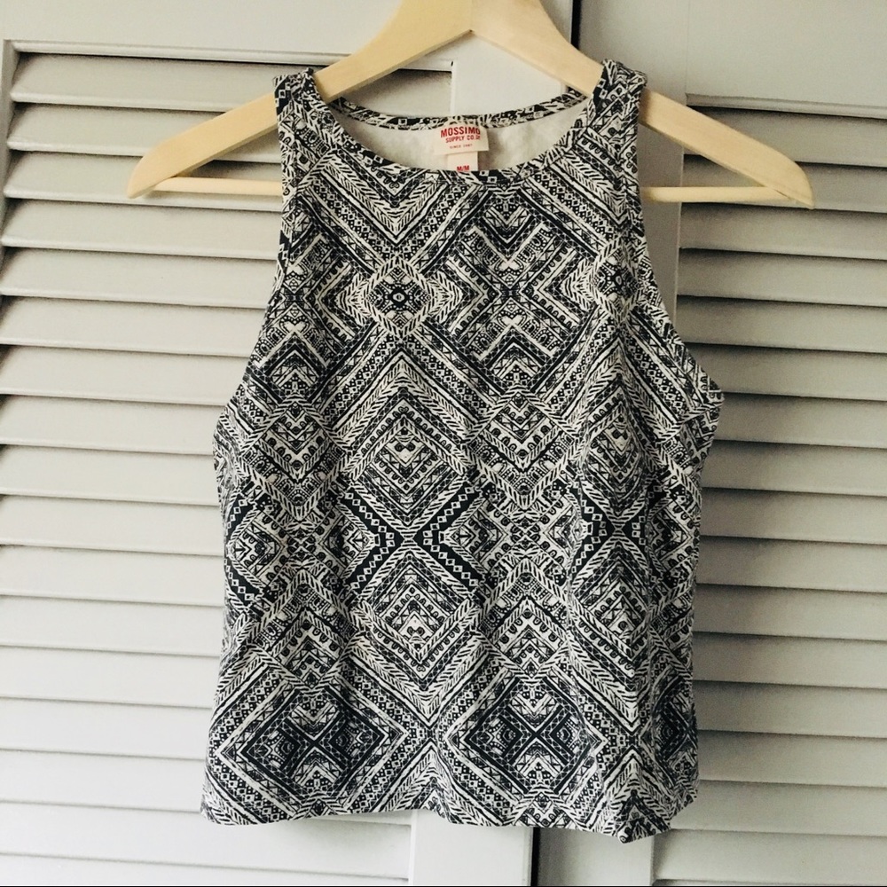 Boho Printed Crop Tank